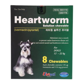 하트웜솔루션 츄어블 M (12~22kg)(8정)