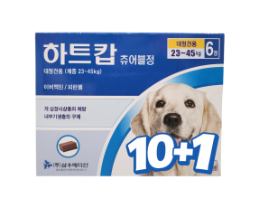 하트캅 츄어블 L(23~45kg)(6정) [10+1]