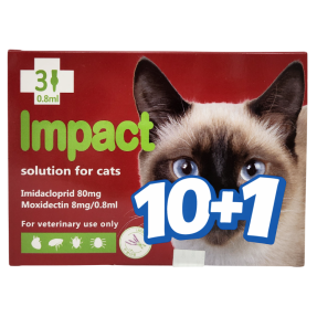 임팩트 캣 M (4~8kg)(3P) [10+1]