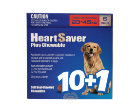 하트세이버 츄어블 L(23~45kg)(6정) [10+1]