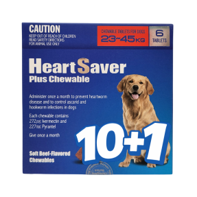 하트세이버 츄어블 L(23~45kg)(6정) [10+1]