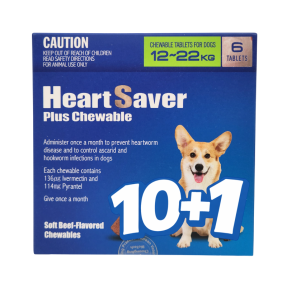 하트세이버 츄어블 M(12~22kg)(6정) [10+1]