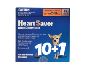 하트세이버 츄어블 MINI (5.6kg 이하)(6정) [10+1]