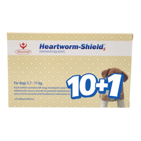 하트웜쉴드 S(5.7~11kg)(10정) [10+1]