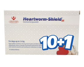 하트웜쉴드 SS(5.6kg 이하)(10정) [10+1]