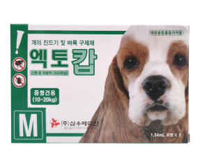 엑토캅 M(10~20kg)(3P) [교환/반품불가]