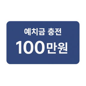 예치금 100만원