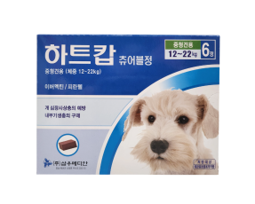 하트캅 츄어블 M (12~22kg)(6정) [교환/반품불가]